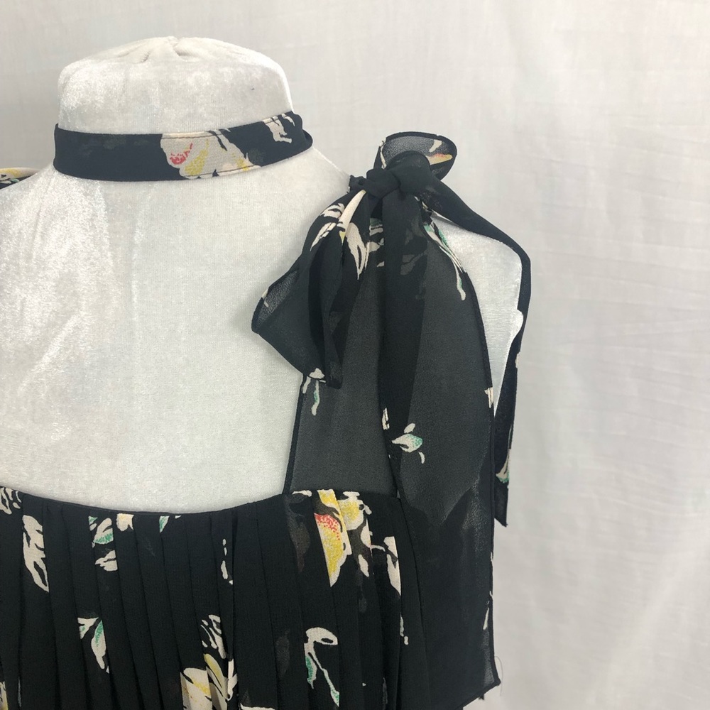 Albert Nipon Dress Vintage Pleated 2 - Picture 8 of 11